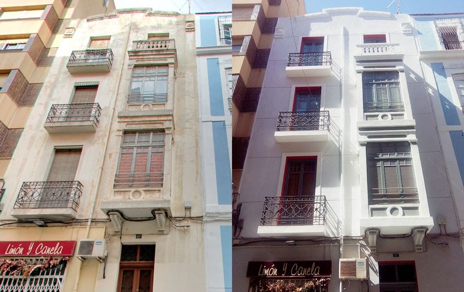REFORMAS DE FACHADAS REALIZADAS rehabilitacion de fachadas alicante